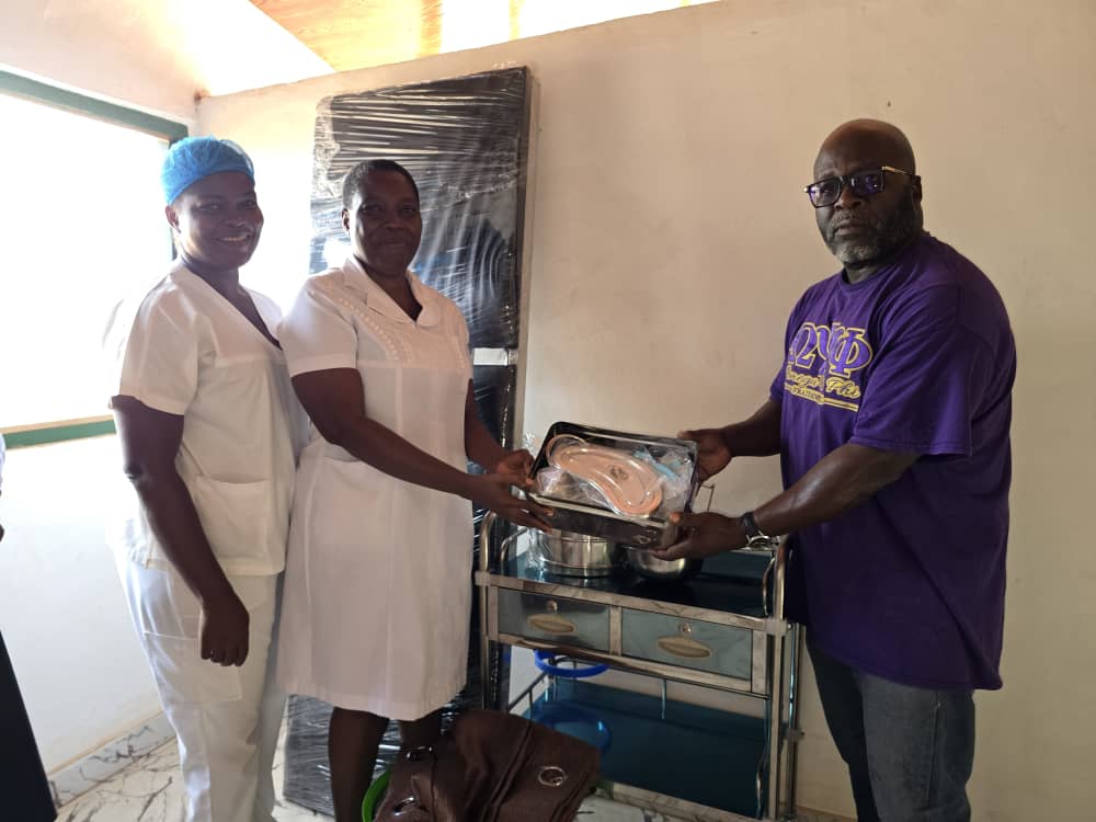 Medical instruments handed to Somanya Polyclinic staff